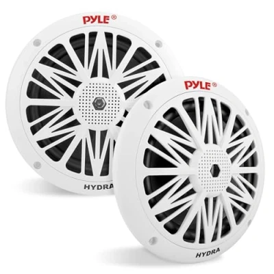 Abbildung von Pyle PLMR62 200 W 16,5 cm 2 Wege Marine Lautsprecher, Weiß