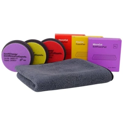 Abbildung von ADVANTUSE Koch Chemie Politur Set Neue Pads (2024) 25mm Höhe (3x Pad 75mm)