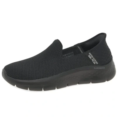 Abbildung von Skechers Damen Hands Free Slip Ins Go Walk Flex Relish Sneaker, Schwarz, 35.5 EU Weit