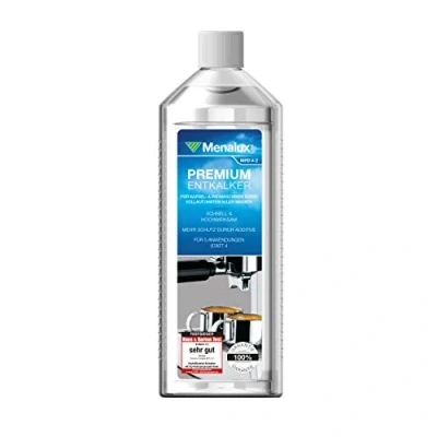 Abbildung von Menalux MPD 4 2 Premium Entkalker für alle Vollautomaten, Pad und Kapselmaschinen, 500ml 5 Anwendungen, baugleich mit Testsieger ECF4