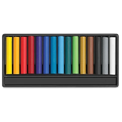Abbildung von Caran d&#039;Ache 7002.815 Swisscolor wasserfeste Wachs Pastell Farbstifte 15 Stück bunt