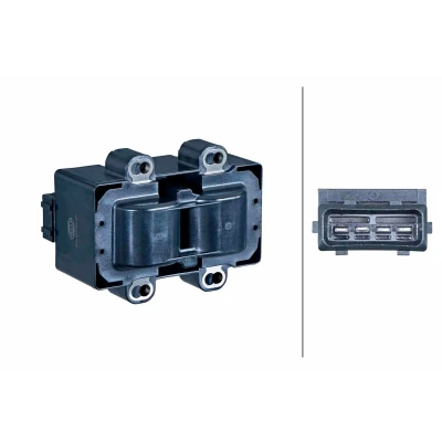 Abbildung von HELLA 5DA 358 000 251 Zündspule 4 12 RENAULT: CLIO 2, MEGANE 1 Cabriolet, Kangoo I