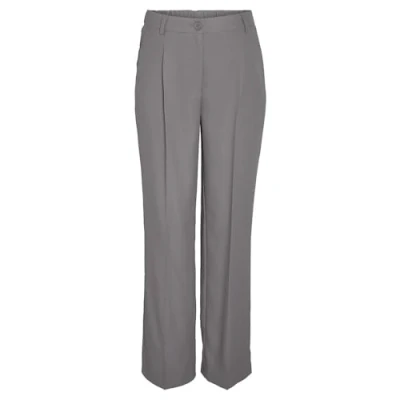 Abbildung von Noisy May Nmdebbie Pants Stoffhose, Damen, Größe: Small, Titanium