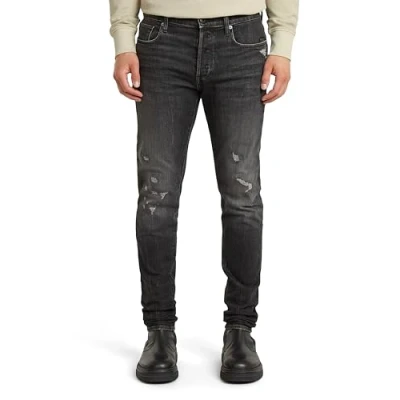Abbildung von G Star Herren 3301 Slim Jeans, Blau (Worn in Black Metal Restored 51001 D497 H101), 36W / 32L