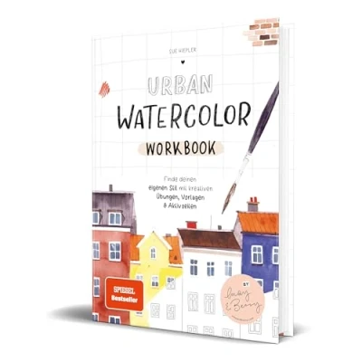 Abbildung von Urban Watercolor Workbook: Finde deinen eigenen Stil mit kreativen Übungen, Vorlagen und Aktivseiten von Sue Hiepler