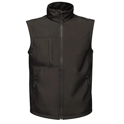 Abbildung von Regatta TRA848 80897 Professional Octagon II 3 lagige wasserdichte Softshell Körperwärmer, Schwarz (Schwarz), 5XL