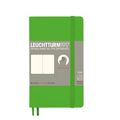 Abbildung von LEUCHTTURM1917 357655 Notizbuch Pocket (A6), Softcover, 123 nummerierte Seiten, blanko, Fresh Green
