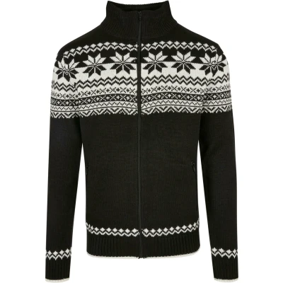 Abbildung von Brandit Norweger Strickjacke, Herren, Größe: XXL, Black