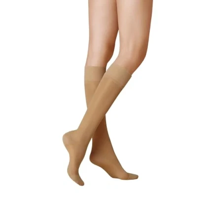 Abbildung von KUNERT Damen Kniestrümpfe Fly&amp;Care® 40 effektive Stützwirkung Klasse III DEN Cashmere 0540 35 38