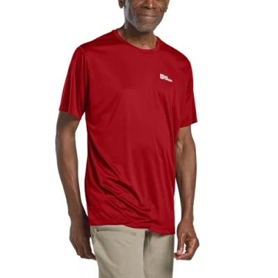 Abbildung von Jack Wolfskin TECH Sport Tshirt, Herren, Größe: XL, Red