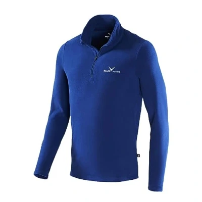 Abbildung von Black Crevice Herren Fleece Skirolli, blau/silber, L