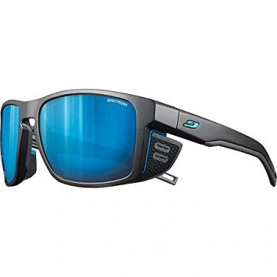 Abbildung von Julbo Unisex_Adult Shield Sunglasses, Schwarz / Blau