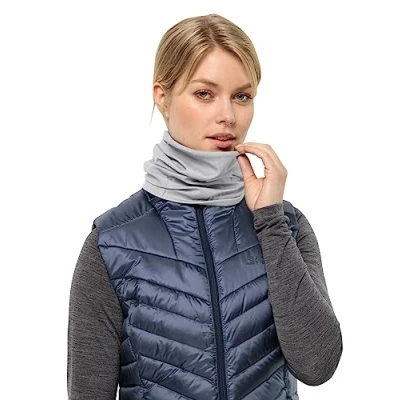 Abbildung von Jack Wolfskin Unisex Basic NECKGAITER Winter Schal, Moonwalk, Standard