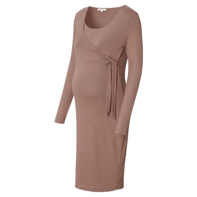 Abbildung von Noppies Still ASA Etuikleid, Damen, Größe: XS, Deep taupe