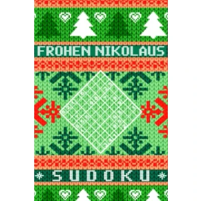 Abbildung von Frohen Nikolaus Sudoku: Mini Rätselbuch in A6 Format Passt perfekt den Stiefel Kleines Nikolausgeschenk für Erwachsene Tolle Kleinigkeit Rätselfreunde