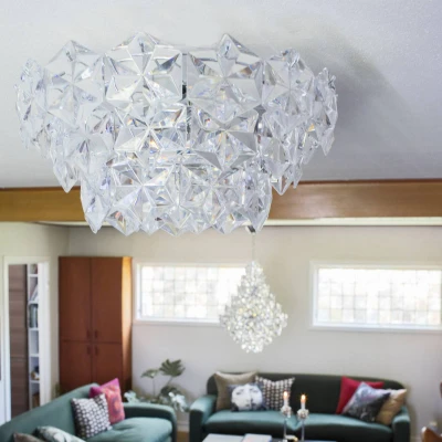 Abbildung von By Rydens Deckenleuchte »Monarque«, 3 flammig, Leuchtmittel E27 ohne Leuchtmittel, mit Glas Prismen