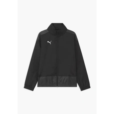 Abbildung von Puma Teamgoal Training Regenjacke / wasserabweisende Jacke für Kinder, Größe: 116, black/asphalt