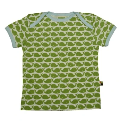 Abbildung von Loud + Proud Unisex Baby T Shirts Tierdruck 204, Grün (Moos ), 74/80