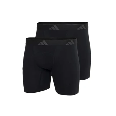 Abbildung von adidas Sportswear Ergonomic 2PACK Panties, Herren, Größe: Large, Black