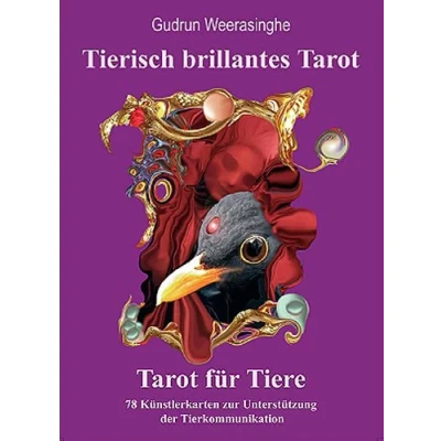Abbildung von Tierisch brillantes Tarot, Tarot für Tiere, Unterstützung der Tierkommunikation (78 Künstlerkarten im festen Stülpdeckelkarton 10 x 14 cm): 78 zur