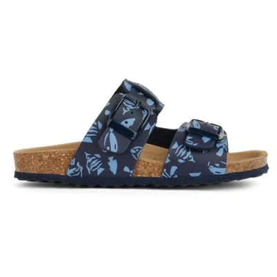 Abbildung von Geox J Ghita Boy E Sandal, Navy/AVIO, 24 EU