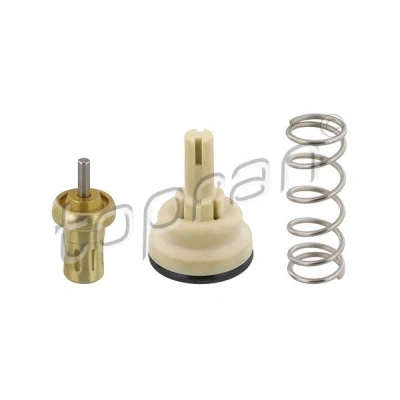 Abbildung von TOPRAN 116 865 Kühlwasserthermostat 87 ohne Dichtung Gehäuse VOLKSWAGEN: Polo V Hatchback, IV Hatchback