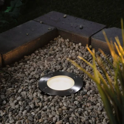 Abbildung von Paulmann LED Einbauleuchte »Plug &amp; Shine Bodeneinbauleuchte Goldlicht Einzelspot IP65 4,6W Schwarz«, 1 flammig, Smart Home Zigbee 3.0, Insektenfreundlich, Tunable Warmwhite