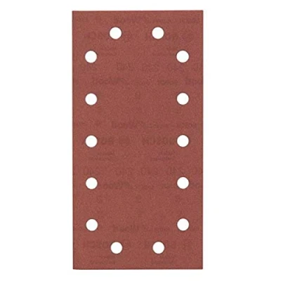 Abbildung von Bosch Professional Schleifblatt für Schwingschleifer Holz und Farbe Expert for Wood and Paint (10 Stück, Körnung 240, C430), Grau, 2608605320