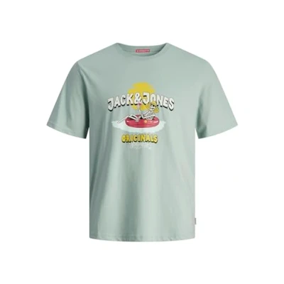 Abbildung von JACK &amp; JONES Herren Jorcoconut Skull Tee Ss Crew Neck T Shirt, Gray Mist, S