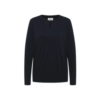 Abbildung von Cecil Langarmshirt, Damen, Größe: Large, Blau