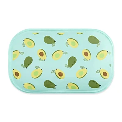 Abbildung von Navaris Gel Kompresse kalt warm XXL Avocado Design Thermopad groß wiederverwendbar Kühlpad für Rücken Schulter Nieren Bauch Kühlkissen