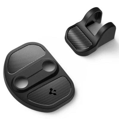 Abbildung von Spigen Tesla Model Y und 3 Türschlossabdeckung, 4 Stücke Door Lock Cover Auto Türschloss Abdeckung, Angel Prämie Bildung, entwickelt für Zubehör