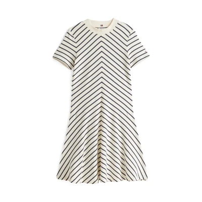 Abbildung von Tommy Hilfiger Modern Dress Jerseykleid Calico/dark night navy, Damen, Größe: Large, navy