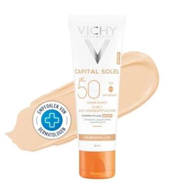Abbildung von Vichy Ideal Soleil Anti Pigmentflecken Cr.lsf 50+