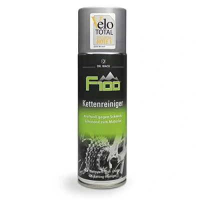 Abbildung von DR. WACK F100 Kettenreiniger für Fahrrad 300 ml Effektive Kettenreinigung &amp; Kettenschmierung Schutz vor Kettenverschleiß Spray alle Fahrradketten Hochwertige Kettenpflege