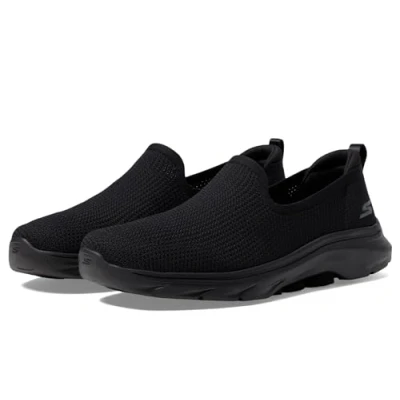 Abbildung von Skechers Damen Go Walk 7 Ivy Low Top Sneaker, Schwarz, 38 EU