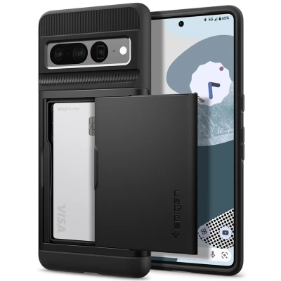 Abbildung von Spigen Ultra Hybrid TPU Back Cover Schwarz Google Pixel 7 Pro