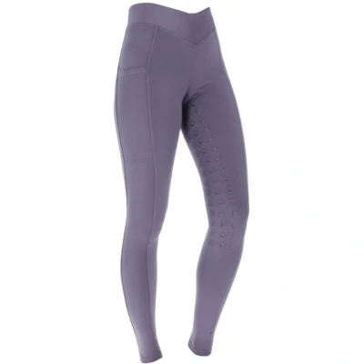 Abbildung von Covalliero Reitleggings ClassicStar Kids Graphite 140/146