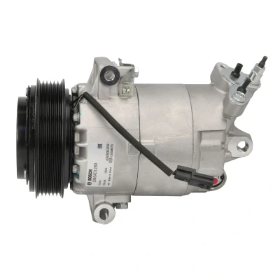 Abbildung von BOSCH 1 986 AD1 280 Kompressor 12V PAG 46 R134a mit Montageanleitung, ohne Dichtring NISSAN: Qashqai / Qashqai+2 I, RENAULT: CLIO 3