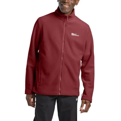 Abbildung von Jack Wolfskin Winterstein Fleecejacke, Herren, Größe: Large, Deep ruby