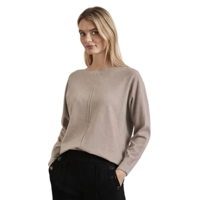 Abbildung von Street One Dolman Strickpullover, Damen, Größe: 38, Beige