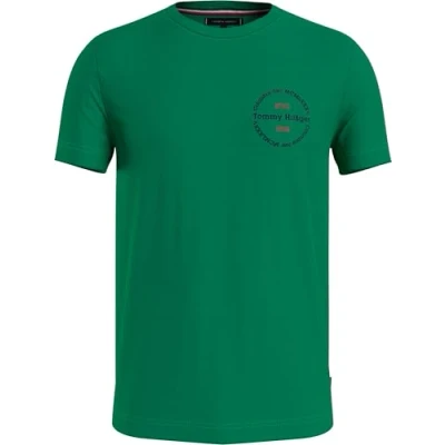 Abbildung von Tommy Hilfiger Tshirt print, Herren, Größe: XXL, Olympic green