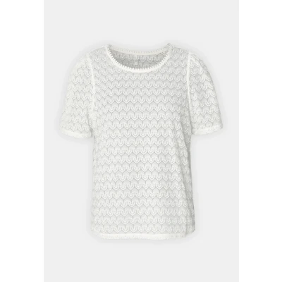 Abbildung von ONLY Onllea Ruffles Bluse, Damen, Größe: Small, Cloud dancer