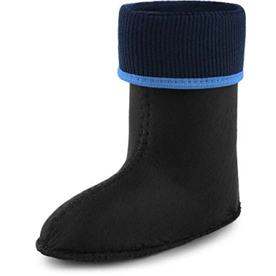 Abbildung von Ladeheid Kinder Mädchen Jungen Wärmende Stiefelsocken für Gummistiefel Innenschuh KL058 (Hellblau, 27 EU)