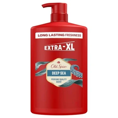 Abbildung von Old Spice Deep Sea 3 in 1 Duschgel &amp; Shampoo für Männer, 1L, langanhaltender, frischer Duft Parfümqualität Haare Gesicht Körper