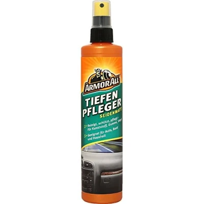 Abbildung von ARMOR ALL Kunststoff Tiefenpfleger seidenmatt 300 ml für Vinyl, Gummi, behandeltes Leder, versiegeltes Holz u.v.m.