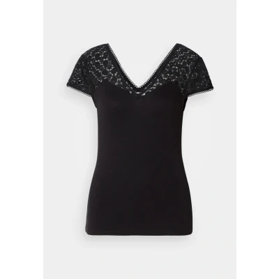 Abbildung von Morgan Tshirt print, Damen, Größe: XS, Noir