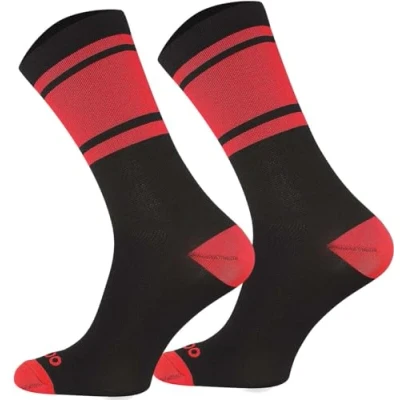 Abbildung von TODO Fahrradsocken Herren und Damen. Atmungsaktive Rennrad Socken Herren. Fahrrad Herren, Gestreifte Radsocken (COL CA_CE, 43 46)