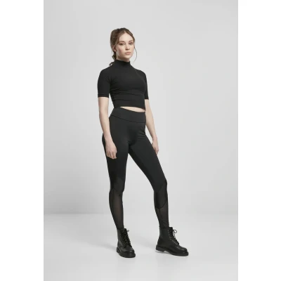 Abbildung von Urban Classics Leggings Strümpfe, Damen, Größe: Small, black