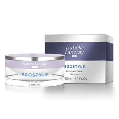 Abbildung von Isabelle Lancray Gesichts Creme mit Hyaluron &quot;Egostyle Mission Defense&quot; I Gesichtspflege für mehr Frische und Spannkraft Anti Age Creme, 50ml